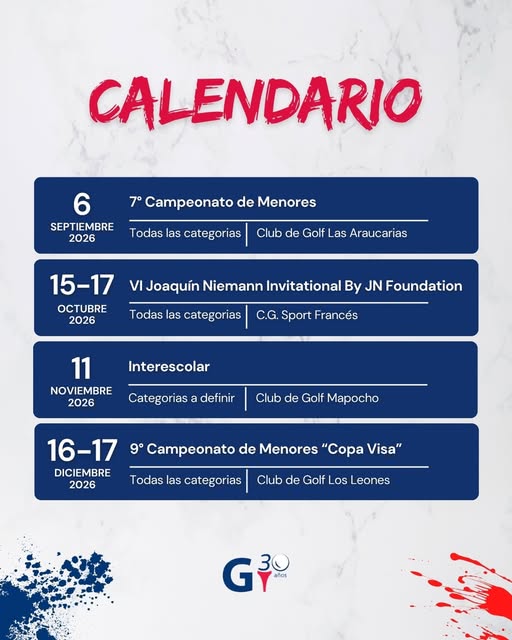 Publicación de @golfjuniorsdechile