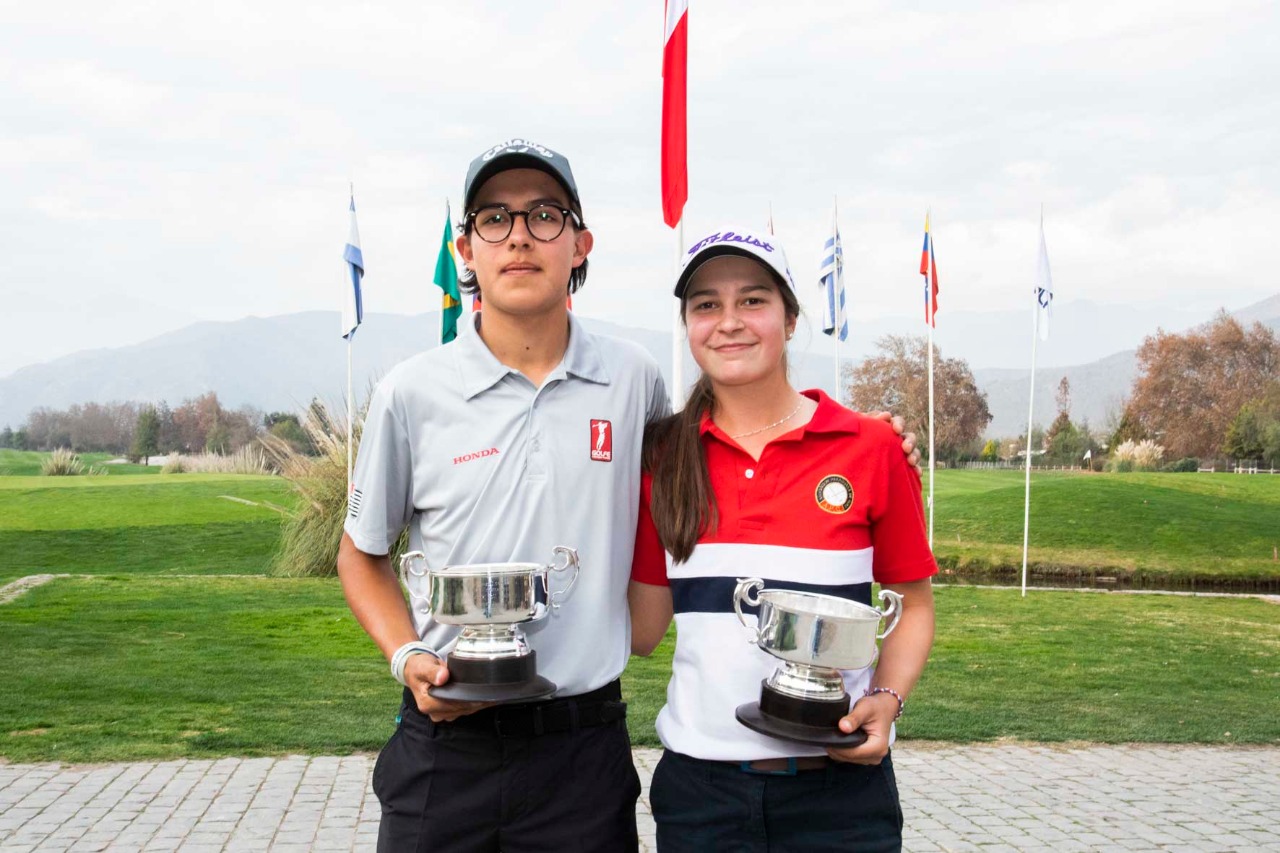 Guilherme Nunes y Giovanna Fernández fueron los ganadores del Campeonato Juvenil